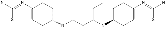 (6S)-N6-[3-[[(6S)-2-Amino-4,5,6,7-tetrahydro-6-benzothiazolyl]amino]-1-ethyl-2-methylpropyl]-4,5,6,7-tetrahydro-2,6-benzothiazolediamine