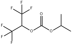 Hexafluoroisopropyl isopropyl carbonate Structural