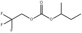 sec-Butyl 2,2,2-trifluoroethyl carbonate Structural