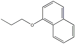 propyl 1-naphthyl ether Structural