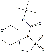 tert-butyl 3,8-dioxa-2-thia-1-azaspiro[4.5]decane-1-carboxylate 2,2-dioxide Structural