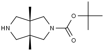 tert-butyl cis-3a,6a-dimethyl-octahydropyrrolo[3,4-c]pyrrole-2-carboxylate Structural
