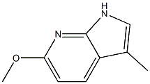 6-methoxy-3-methyl-1H-pyrrolo[2,3-b]pyridine Structural