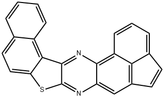 Indeno[7,1-fg]naphtho[1',2':4,5]thieno[2,3-b]quinoxaline (8CI,9CI) Structural