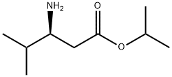 isopropyl (S)-3-amino-4-methylpentanoate Structural