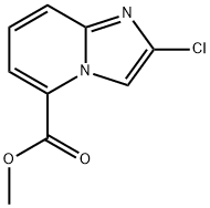 Imidazo[1,2-a]pyridine-5-carboxylic acid, 2-chloro-, methyl ester Structural