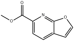 Methyl furo[2,3-b]pyridine-6-carboxylate Structural