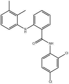 Benzamide, N-(2,4-dichlorophenyl)-2-[(2,3-dimethylphenyl)amino]- Structural