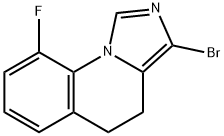 Imidazo[1,5-a]quinoline, 3-bromo-9-fluoro-4,5-dihydro- Structural