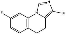 Imidazo[1,5-a]quinoline, 3-bromo-8-fluoro-4,5-dihydro- Structural