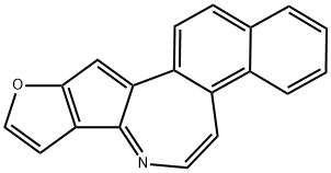 Furo[2',3':4,5]cyclopenta[1,2-b]naphth[2,1-d]azepine (8CI,9CI) Structural