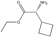 ethyl (R)-2-amino-2-cyclobutylacetate Structural