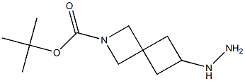 tert-butyl 6-hydrazineyl-2-azaspiro[3.3]heptane-2-carboxylate Structural