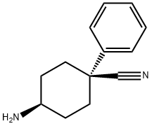 Cyclohexanecarbonitrile, 4-amino-1-phenyl-,cis-