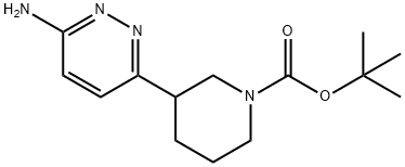 tert-butyl 3-(6-aminopyridazin-3-yl)piperidine-1-carboxylate Structural