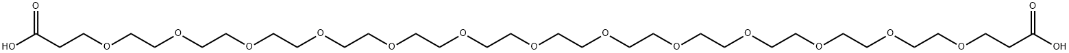 4,7,10,13,16,19,22,25,28,31,34,37,40-Tridecaoxatritetracontanedioic acid