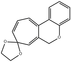 Spiro[benzo[b]cyclohepta[d]pyran-8(6H),2'-[1,3]dioxolane] (8CI,9CI) Structural