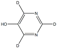 pyrimidin-d3-5-ol Structural