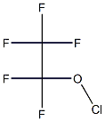 hypochlorous acid, pentafluoroethyl ester Structural
