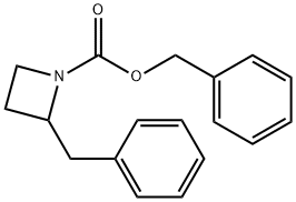 benzyl 2-benzylazetidine-1-carboxylate Structural