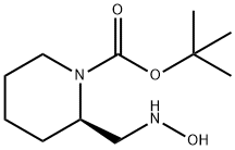 tert-butyl (2R)-2-[(hydroxyamino)methyl]piperidine-1-carboxylate Structural