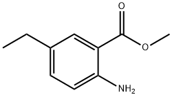 methyl2-amino-5-ethylbenzoate Structural