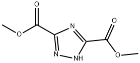 Dimethyl 1H-1,2,4-Triazole-3,5-dicarboxylate Structural