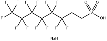 Sodium 1H,1H,2H,2H-perfluorooctanesulfonate Structural