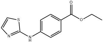 Benzoic acid, 4-(2-thiazolylamino)-, ethyl ester Structural