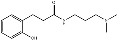 N-[3-(Dimethylamino)propyl]-3-(2-hydroxyphenyl)propanamide Structural