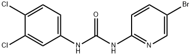 Urea, N-(5-bromo-2-pyridinyl)-N'-(3,4-dichlorophenyl)- Structural