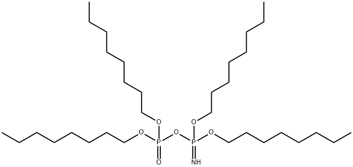 Imidodiphosphoric acid, tetraoctyl ester (8CI,9CI) Structural