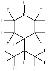 Piperidine, 1,2,2,3,3,4,5,5,6,6-decafluoro-4-[1,2,2,2-tetrafluoro-1-(trifluoromethyl)ethyl]- Structural
