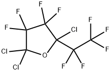 Furan, 2,2,5-trichloro-3,3,4,4-tetrafluorotetrahydro-5-(1,1,2,2,2-pentafluoroethyl)- Structural