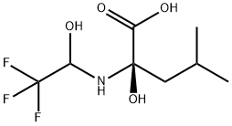 Leucine, 2-hydroxy-N-(2,2,2-trifluoro-1-hydroxyethyl)- Structural