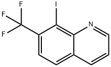 Quinoline, 8-iodo-7-(trifluoromethyl)- Structural
