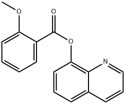 quinolin-8-yl 2-methoxybenzoate Structural