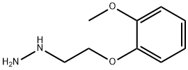Hydrazine, [2-(2-methoxyphenoxy)ethyl]- Structural