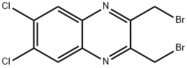 Quinoxaline, 2,3-bis(bromomethyl)-6,7-dichloro- Structural
