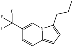 Indolizine, 3-propyl-6-(trifluoromethyl)- Structural