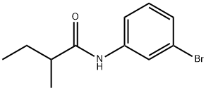 N-(3-bromophenyl)-2-methylbutanamide Structural