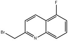 Quinoline, 2-(bromomethyl)-5-fluoro- Structural