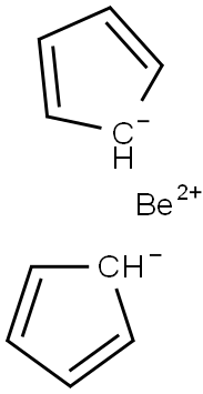 beryllium dicyclopenta-2,4-dienide Structural