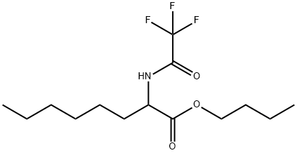 Octanoic acid, 2-[(2,2,2-trifluoroacetyl)amino]-, butyl ester Structural
