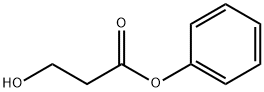 Propanoic acid, 3-hydroxy-, phenyl ester Structural