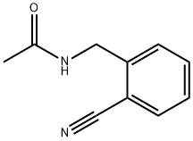 Acetamide, N-[(2-cyanophenyl)methyl]- Structural