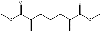 Heptanedioic acid, 2,6-bis(methylene)-, 1,7-dimethyl ester Structural