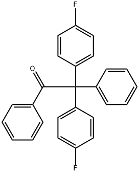 Ethanone, 2,2-bis(4-fluorophenyl)-1,2-diphenyl- Structural