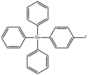 Stannane, (4-fluorophenyl)triphenyl- Structural