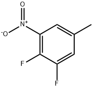 Benzene, 1,2-difluoro-5-methyl-3-nitro- Structural